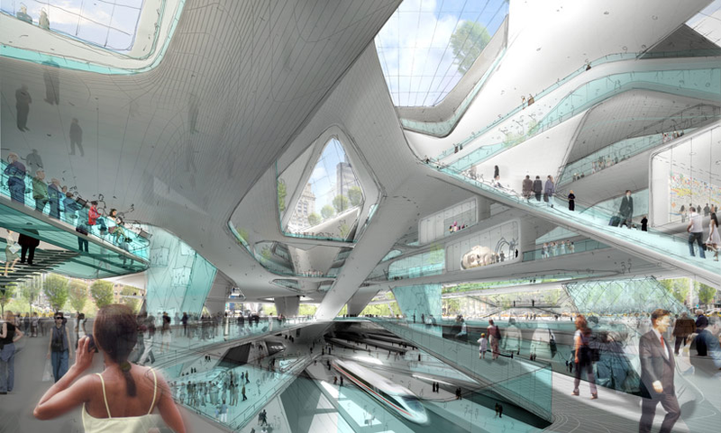 Illustration for article titled Four Glamorous New Penn Station Designs (That We Shouldn't Build Yet)